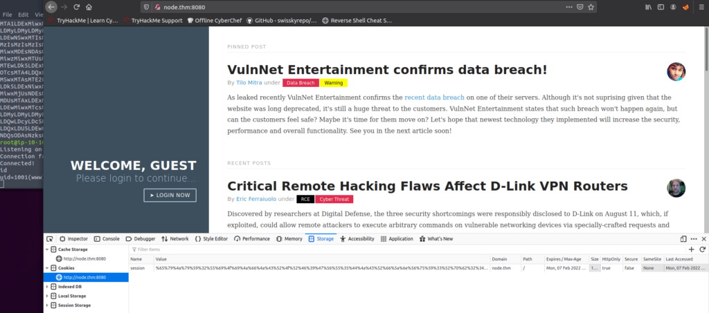webapp modified cookie